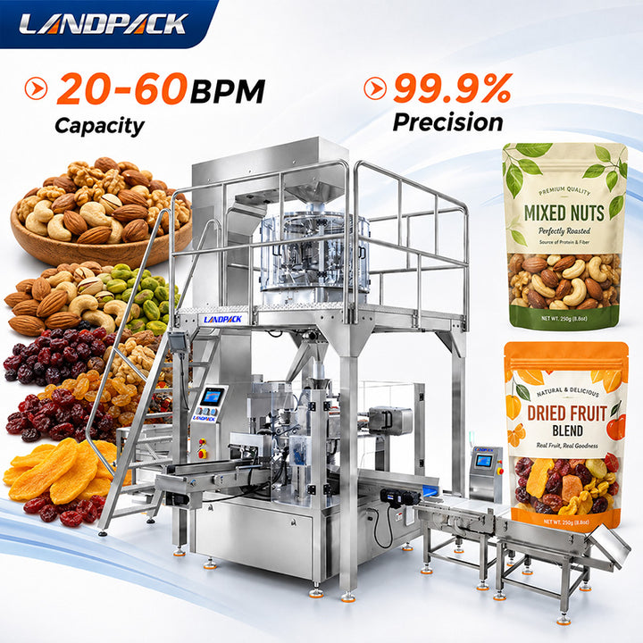 Automatic Dried Fruits Zipper Pouch Premade Pouch Packing Machine