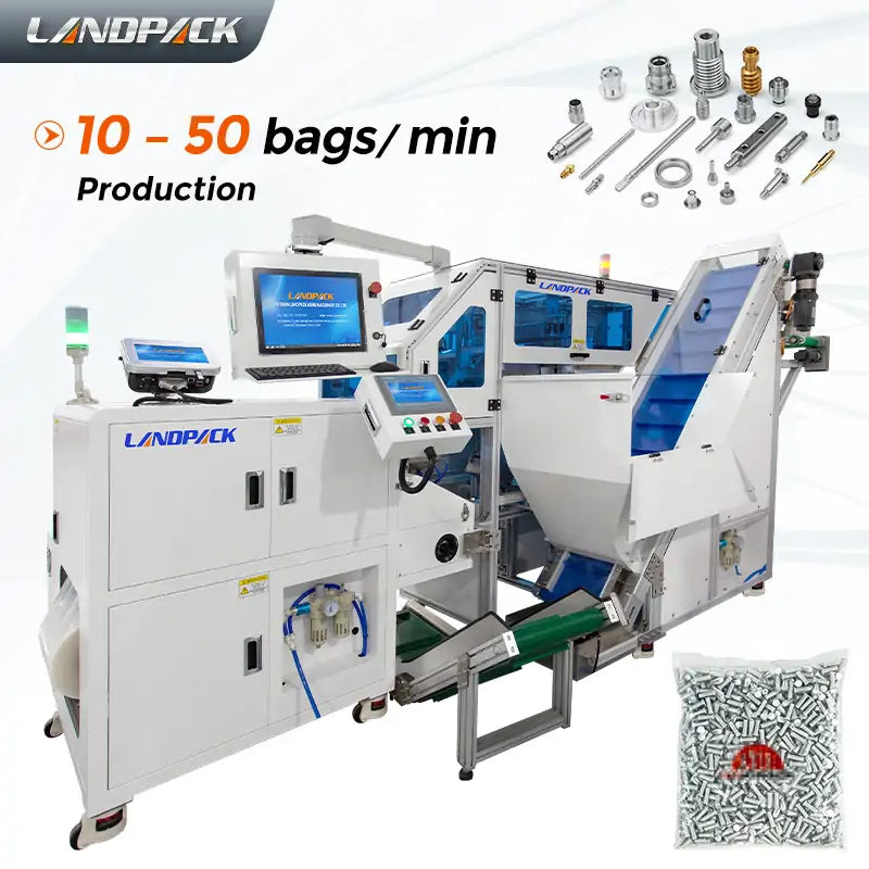 Customized Automatic Fastener Hardware Parts Visual Counting Packing Machine with Coding System