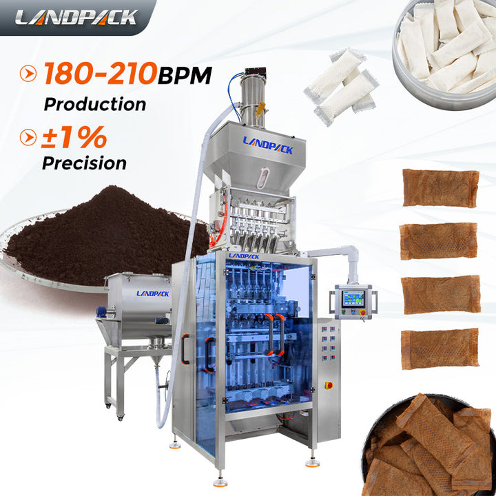Multi Lane Snus Powder Stick Bag Filling Sealing Machine