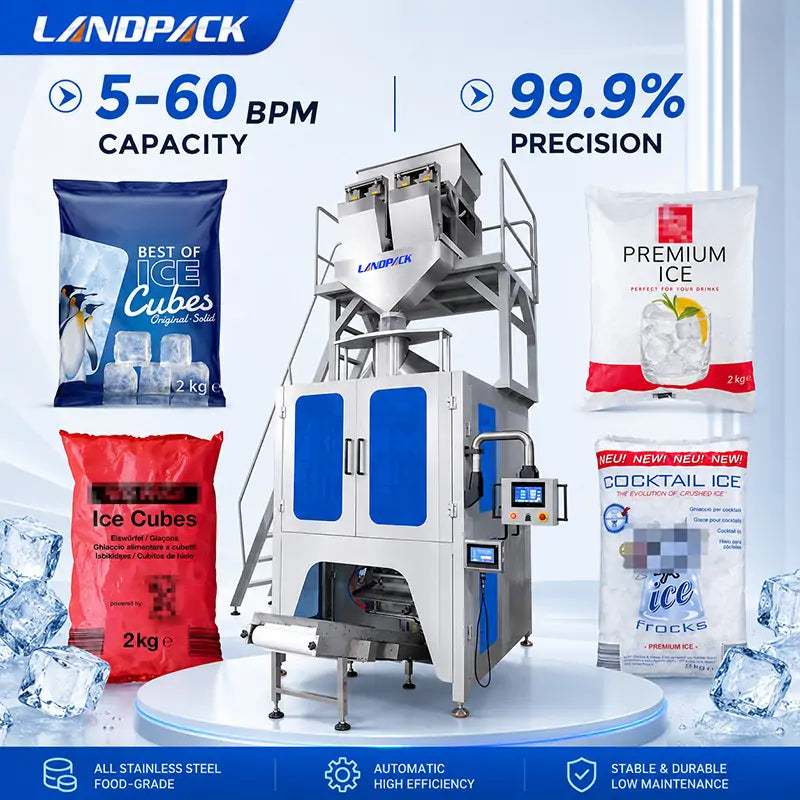 Automatic Ice Cube Packaging Machine Vertical Pouch Packing Machine