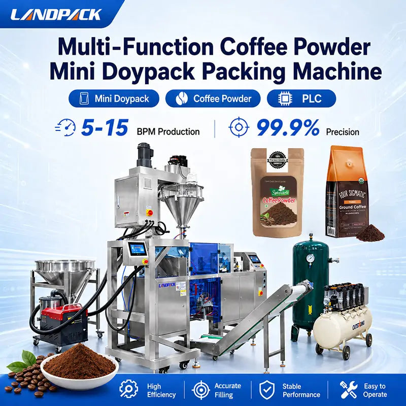 Automatic Coffee Powder Mini Doypack Filling and Sealing Packing Machine
