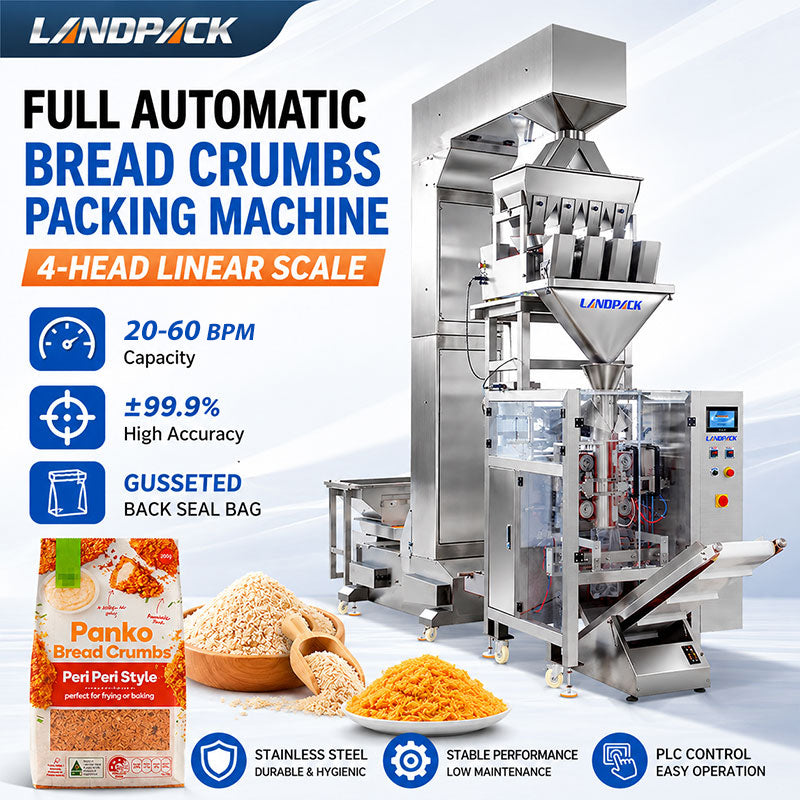 Automatic Vertical Pouch Packing Machine Granule Gusset Bags Packaging Machine