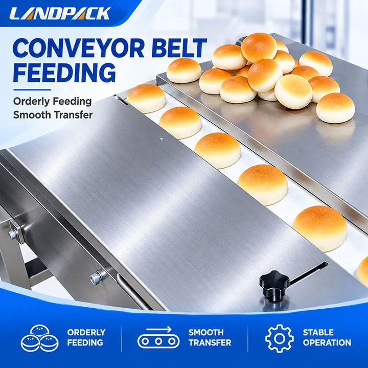 High Speed Bread Horizontal Flow Wrapping Machine with Reciprocating Sealing