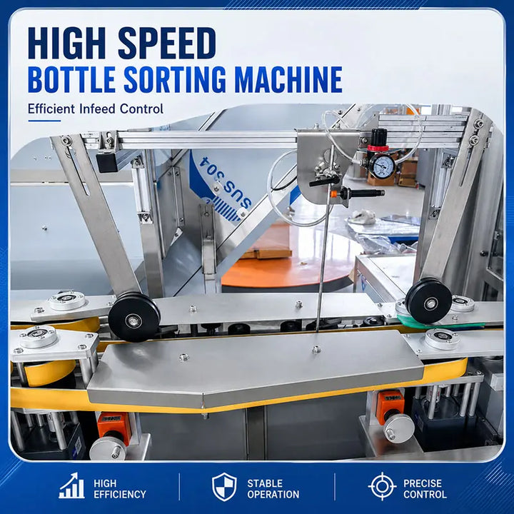 Automatic Granule Bottle Filling Line with Capping, Foil Sealing, Labeling, Checkweigher and Metal Detector