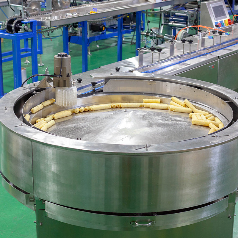 Automatic Packing Caramel Candy Taffy Flow Feeding Wrapping Machine