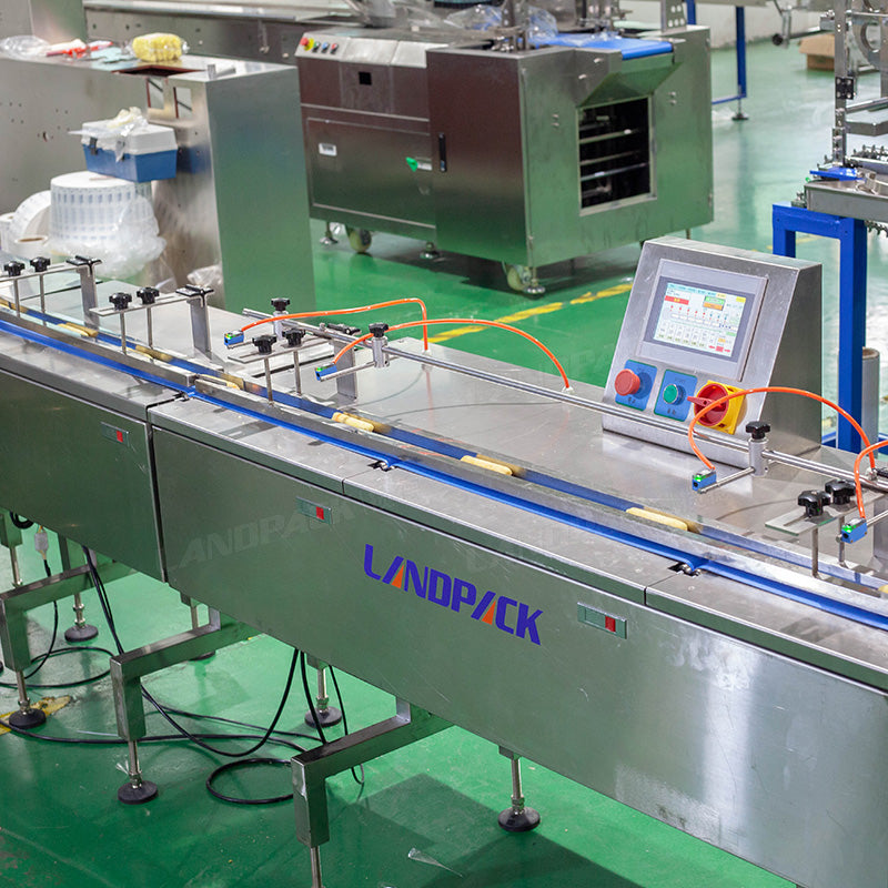 Automatic Packing Caramel Candy Taffy Flow Feeding Wrapping Machine