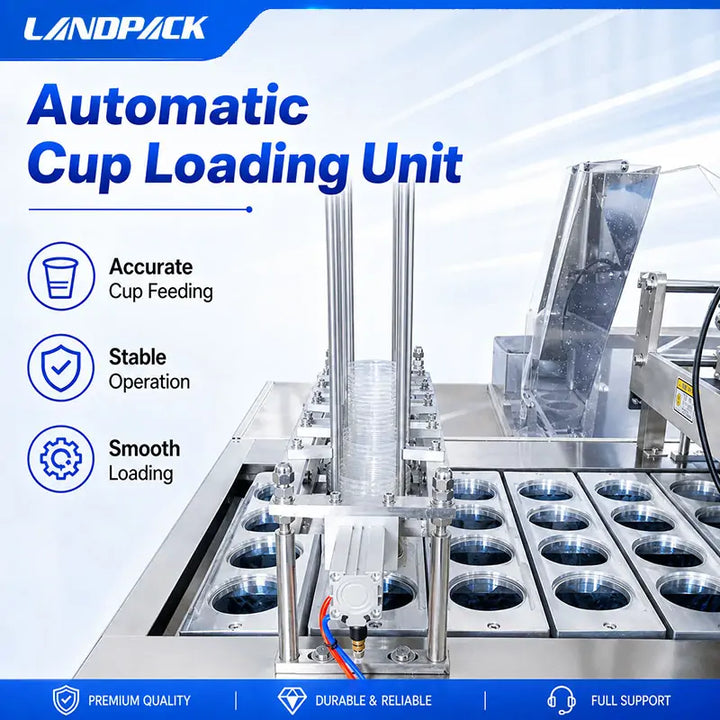 Automatic Ice Cube Cup Filling and Sealing Machine