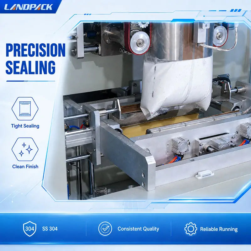 Automatic Detergent Washing Powder Gusset Bag Packaging Machine with Hole Puncher