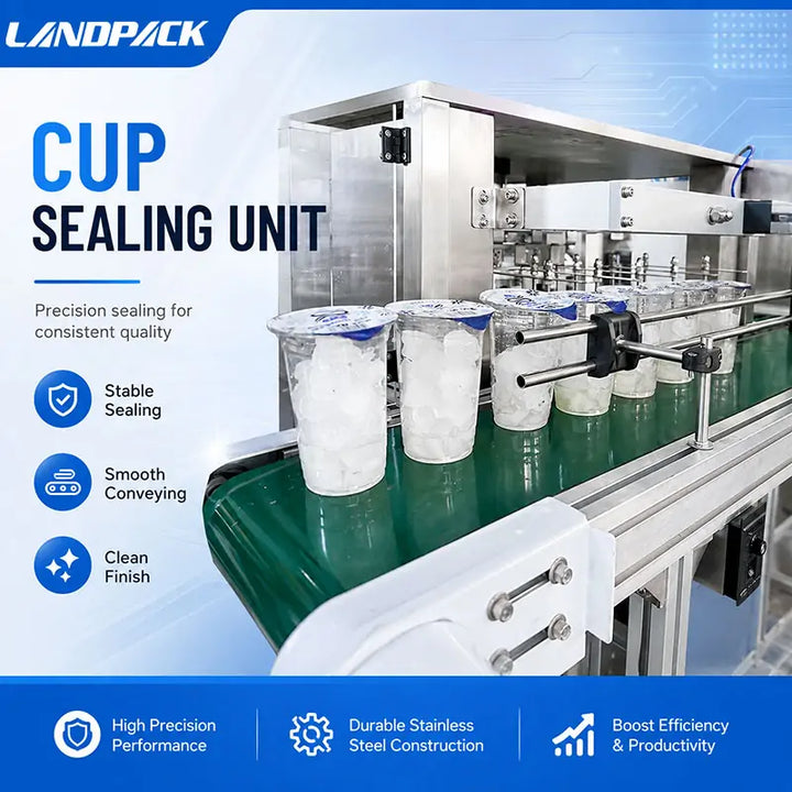 Automatic Ice Cube Cup Filling and Sealing Machine