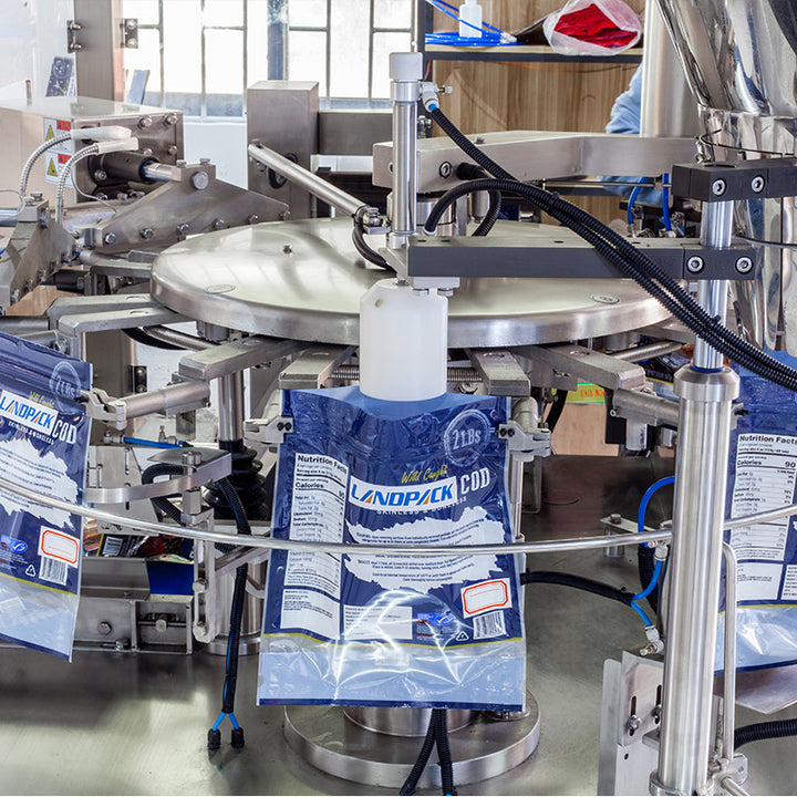 Multi-function Premade Pouch Rotary Packing Machine For Fertilizer/ Vermicompost