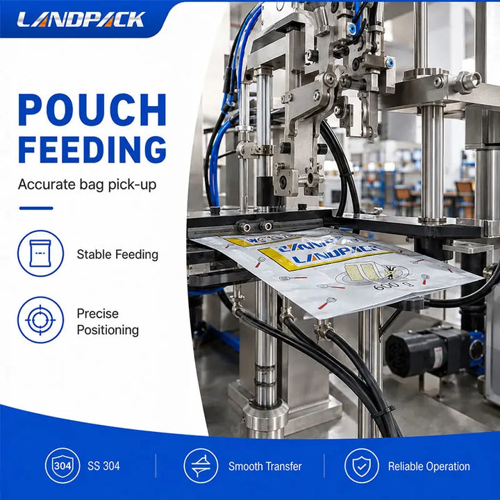 Multi Heads Linear Weigher Rotary Doypack Machine for Granular and Powder Mixing Packaging
