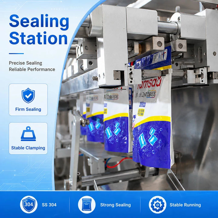 Fully Automatic Detergent Dishwashing Powder Washing Powder Bottle Stand Up Pouch Filling Packing System