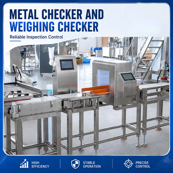 Automatic Granule Bottle Filling Line with Capping, Foil Sealing, Labeling, Checkweigher and Metal Detector