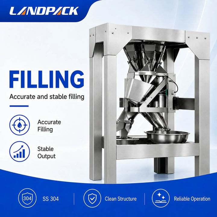 High-Accuracy Cannabis Flower Packaging Machine Granule Automatic Weighing Filling Machine