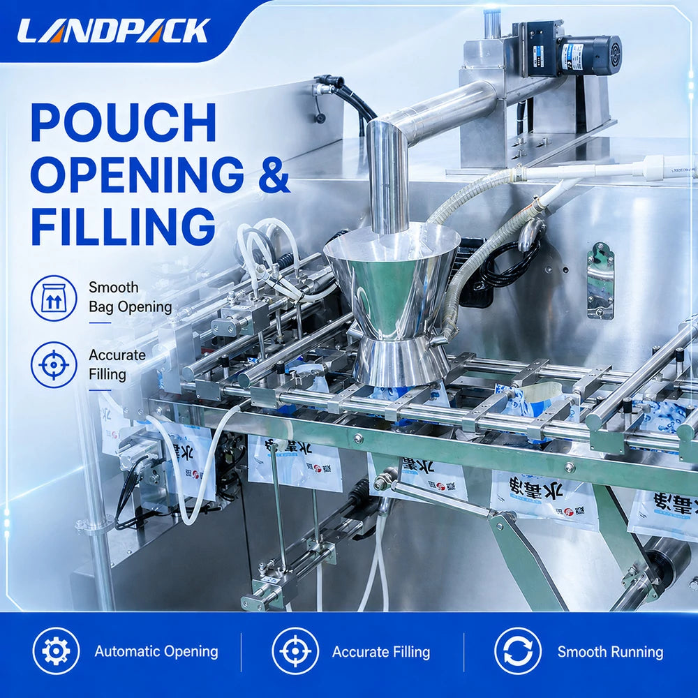 Automatic Dish Wash Powder Horizontal Doypack Packing Machine