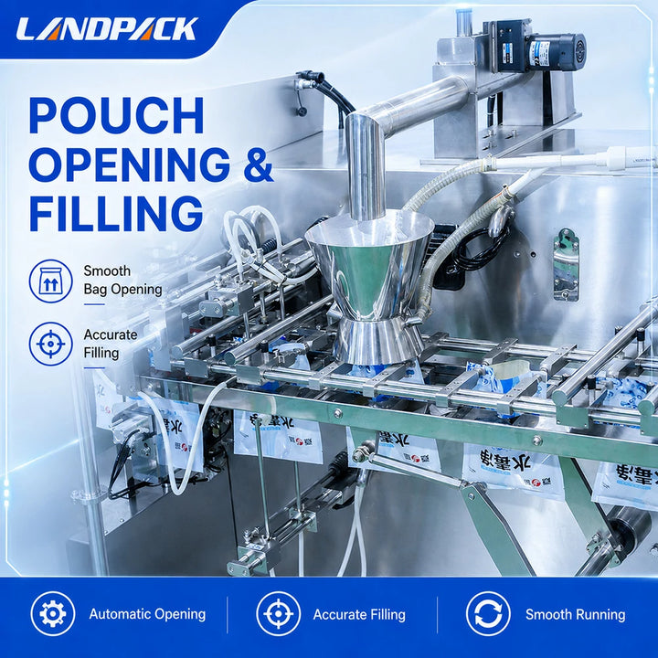 Automatic Dish Wash Powder Horizontal Doypack Packing Machine