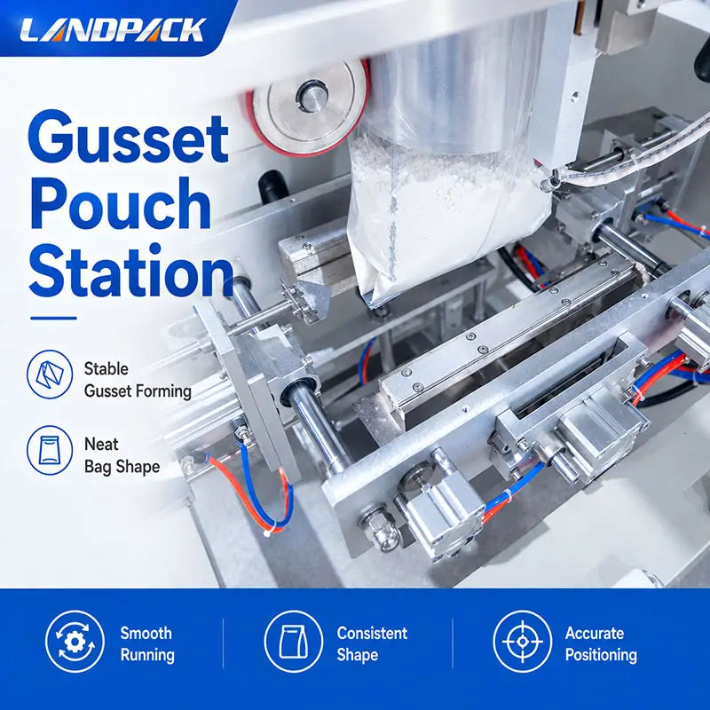 Automatic Detergent Washing Powder Vertical Gusset Bag Packing Machine