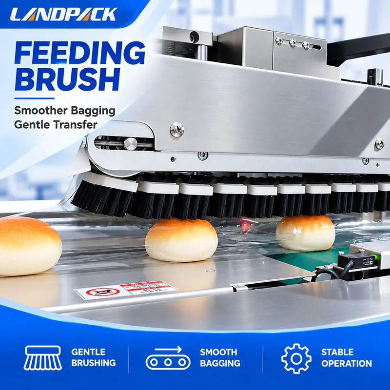 High Speed Bread Horizontal Flow Wrapping Machine with Reciprocating Sealing