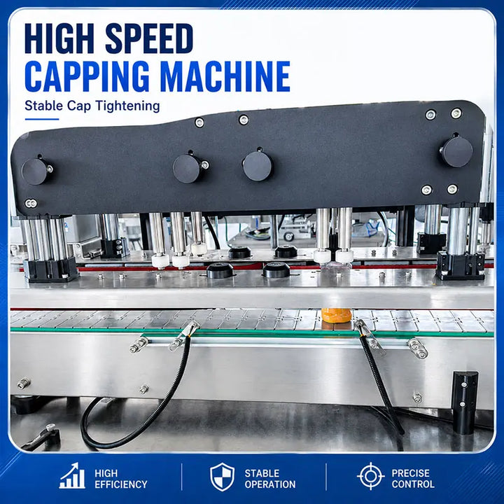 Automatic Granule Bottle Filling Line with Capping, Foil Sealing, Labeling, Checkweigher and Metal Detector