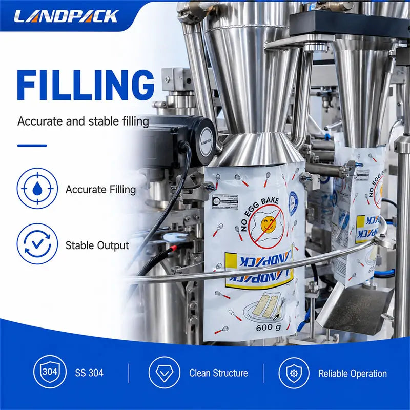 Multi Heads Linear Weigher Rotary Doypack Machine for Granular and Powder Mixing Packaging