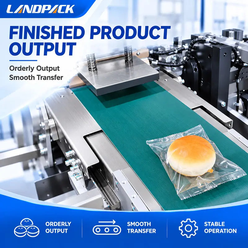 High Speed Bread Horizontal Flow Wrapping Machine with Reciprocating Sealing