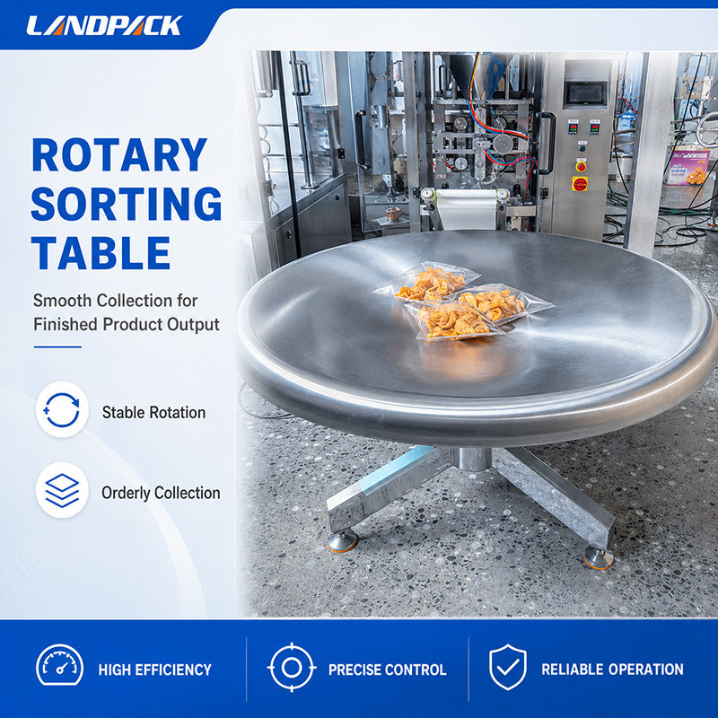 Rotary 8-Station Premade Pouch Packaging Machine & Vertical Packaging Machine System Shared Platform