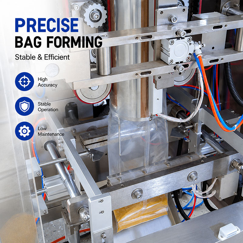 Automatic Vertical Pouch Packing Machine Granule Gusset Bags Packaging Machine