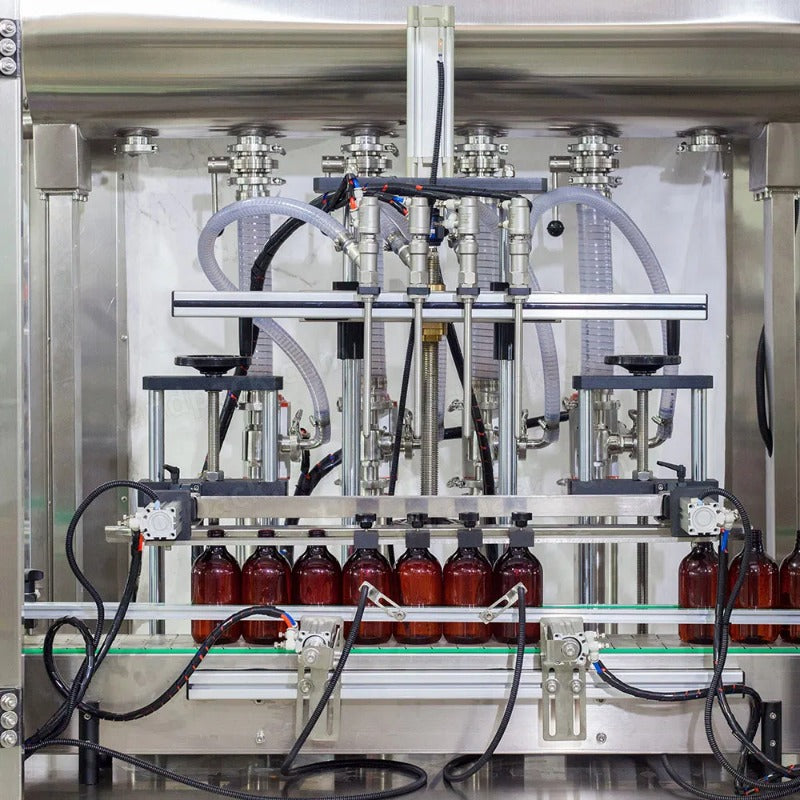 Automatic Hand Sanitizer Filling Capping Labeling Machine Line