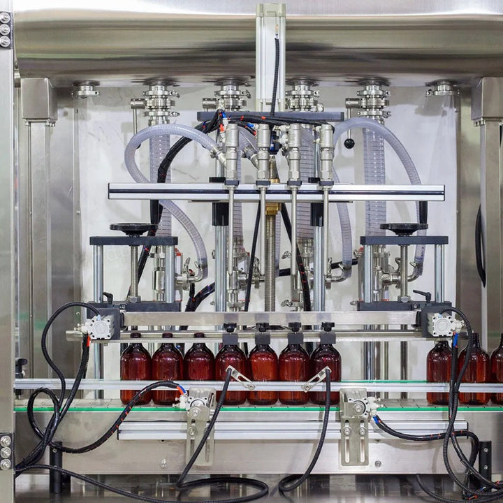 Automatic Hand Sanitizer Filling Capping Labeling Machine Line