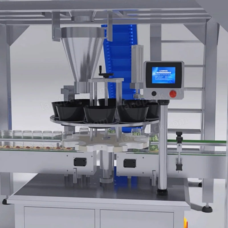 Automatic Container Filling Line Cartoning Boxing Palletizing Packagin ...