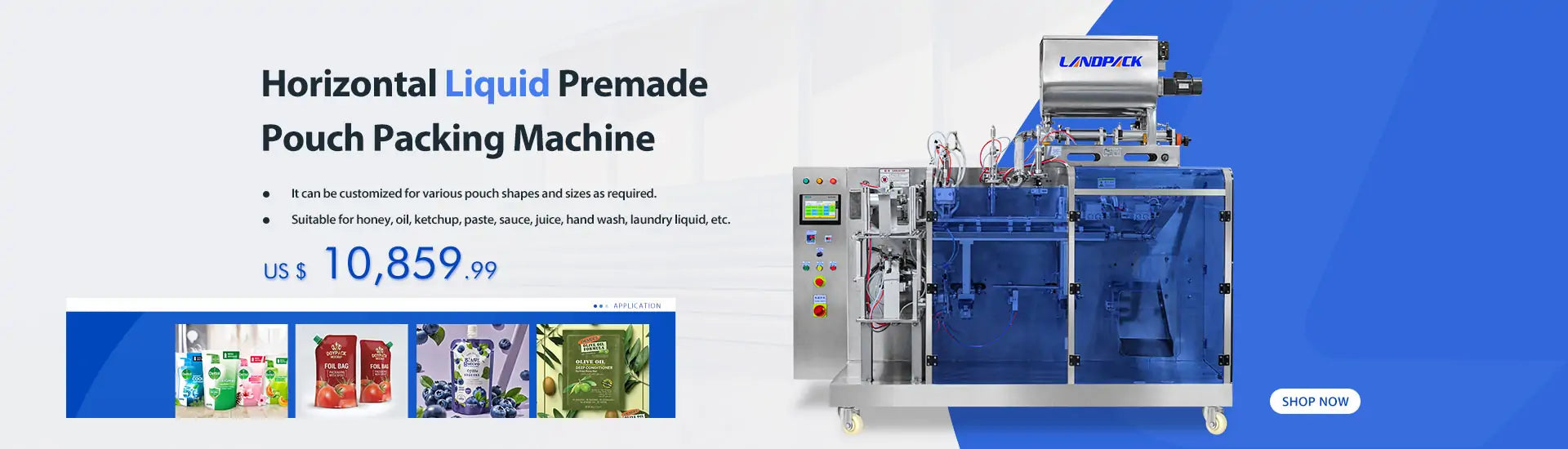 horizontal pouch packing machine