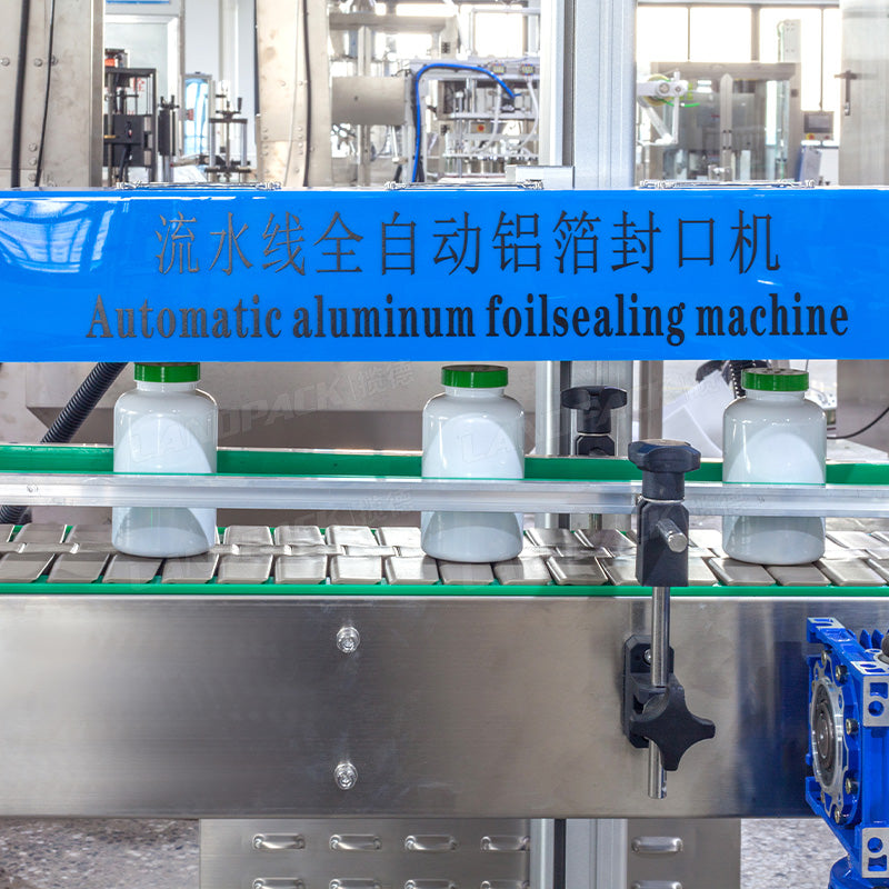High Accuracy Capsule Tablet Bottle Filling Machine Pharma Packaging Line
