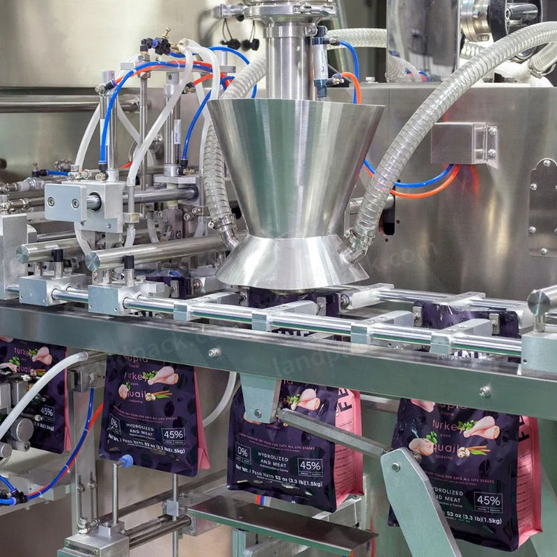 Horizontal Automatic M Shape Pouch Doypack Powder Packing Machine