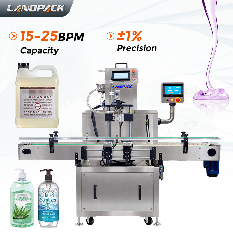 High Precision Gear Pump Hand Sanitizer Bottle Filling Machine