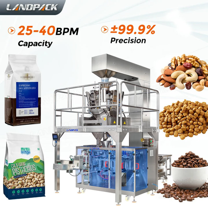 Automatic Horizontal M Shape Pouch Packing Machine for Granules