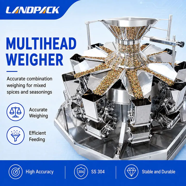 Automatic Multihead Spice Seasoning Sachet Weighing Packing Machine