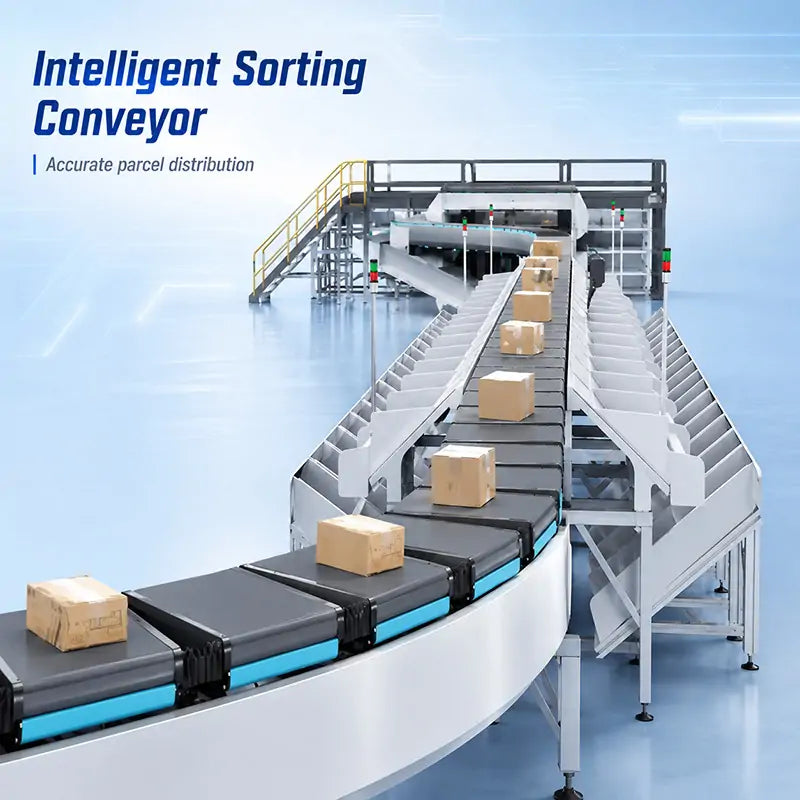 Automatic End-of-Line Packaging System with Case Erector, Robotic Case Packer and Case Sealer