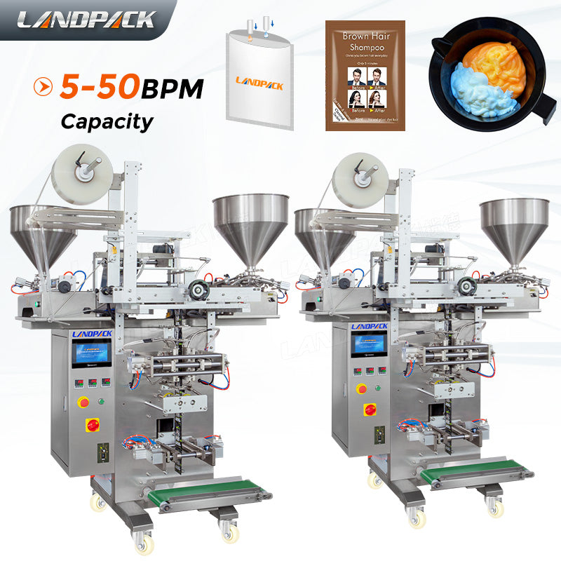 Shampoo Sachet Packing Machine | 4 Side Sealing Pouch Vertical Packing ...