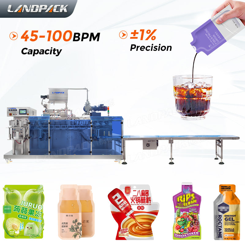 Juice Premede Pouch Packing Machine | Automatic Shape Pouch Doypack Packing