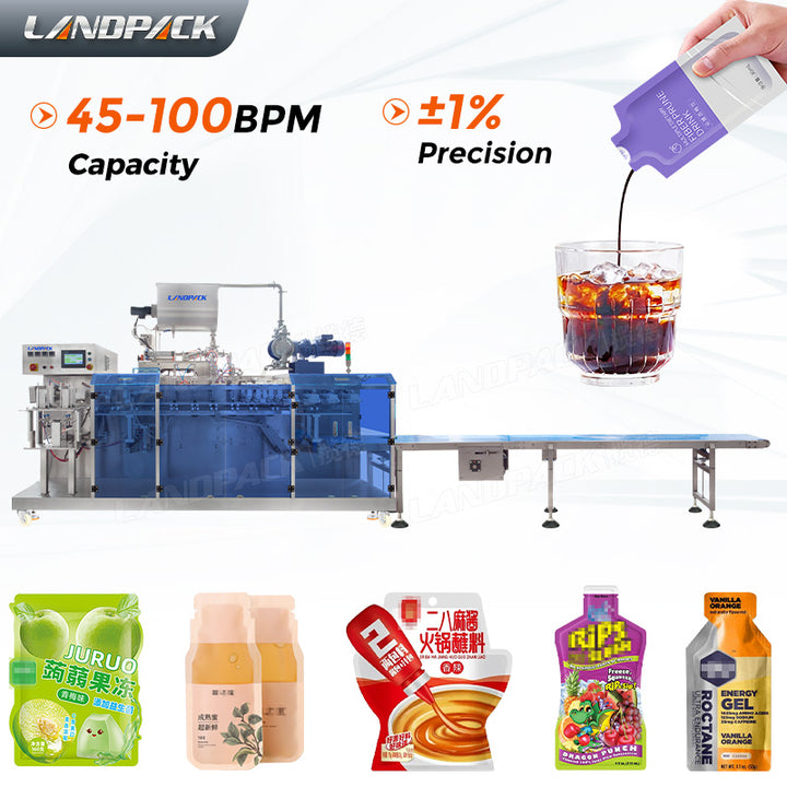 Juice Premede Pouch Packing Machine | Automatic Shape Pouch Doypack Packing