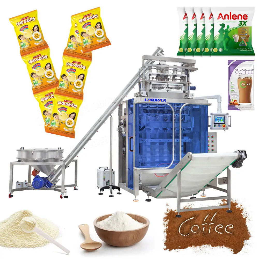 Automatic Multi Lane Milk Powder Back Sealing Bag Sachet Packing Machine