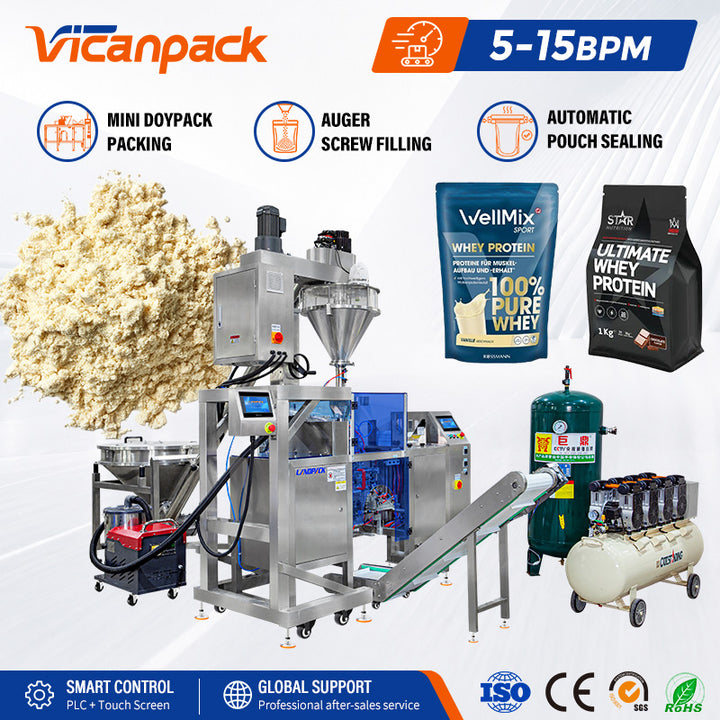 Multi-Function Automatic Protein Powder Mini Doypack Packing Machine