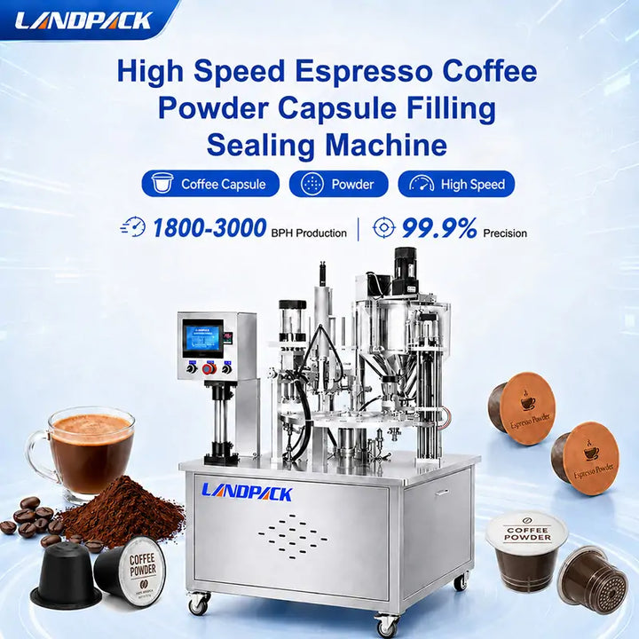 High-Speed Nespresso Coffee Capsule Filling and Sealing Machine