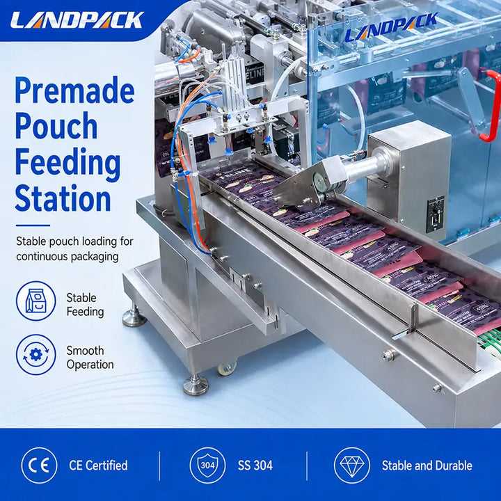 Automatic Turmeric Spice Powder Packing Machine Horizontal Premade Pouch Filling and Sealing Machine