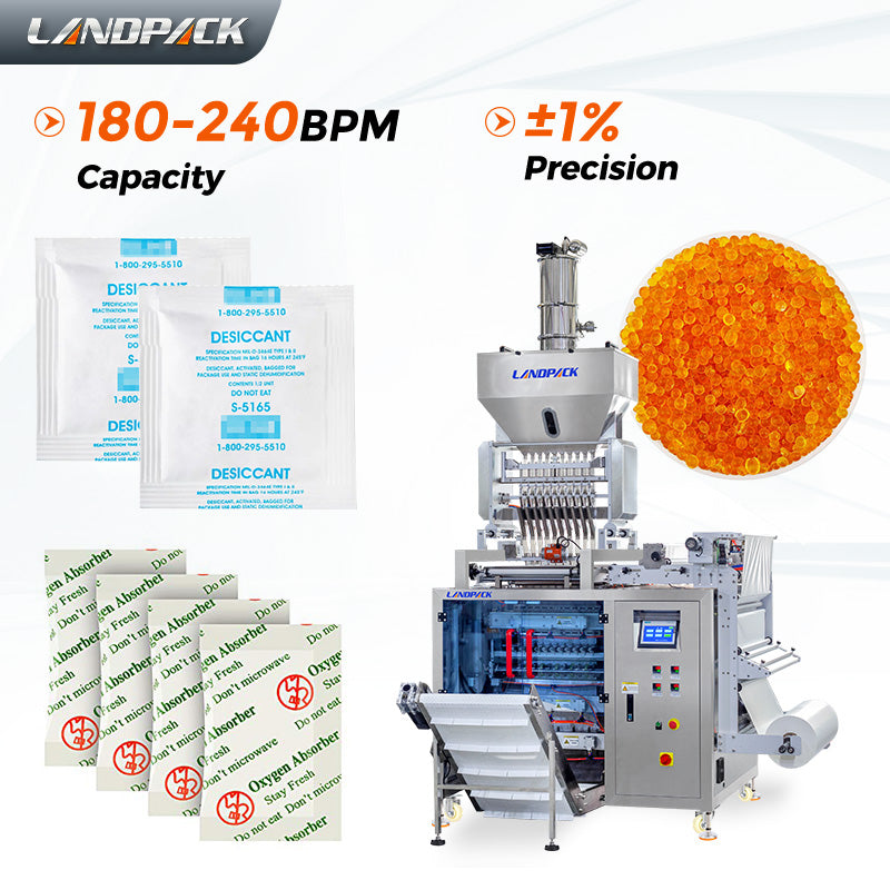 Automatic Desiccant Multi Track Sachet Packaging Machine