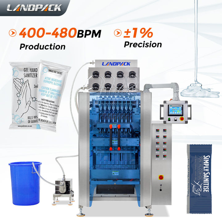 High Speed Hand Sanitizer Multi Lanes Stick Packaging Machine
