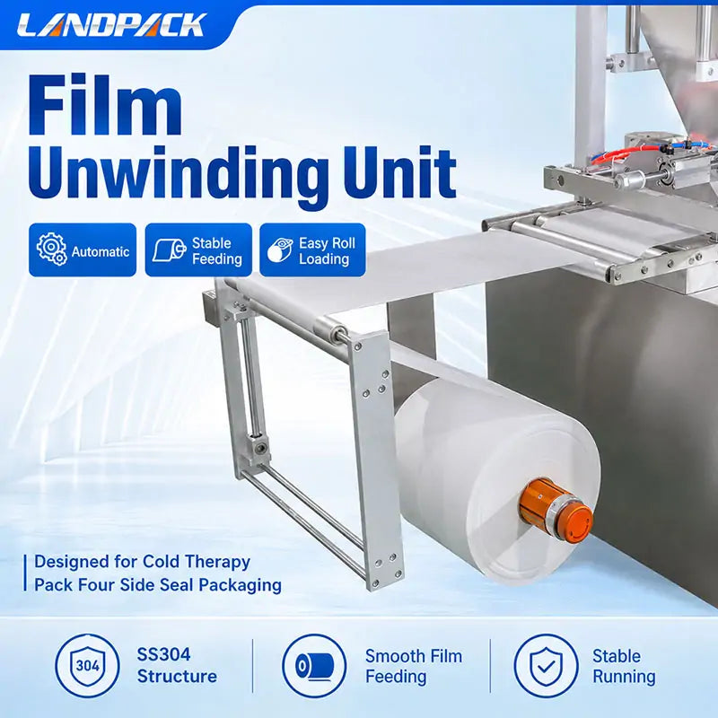 Automatic Ice Pack Four-Side Seal Bag Flow Wrapping Machine