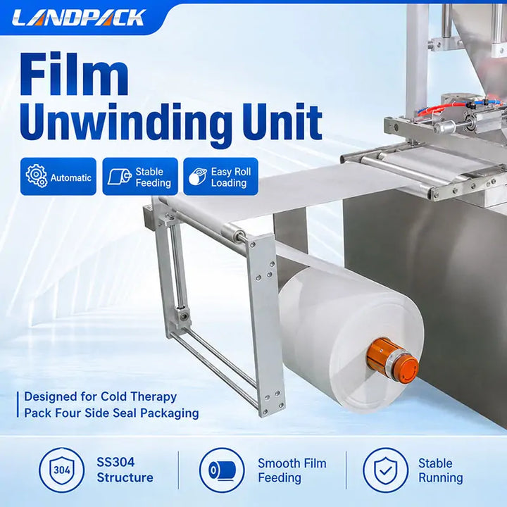 Automatic Ice Pack Four-Side Seal Bag Flow Wrapping Machine