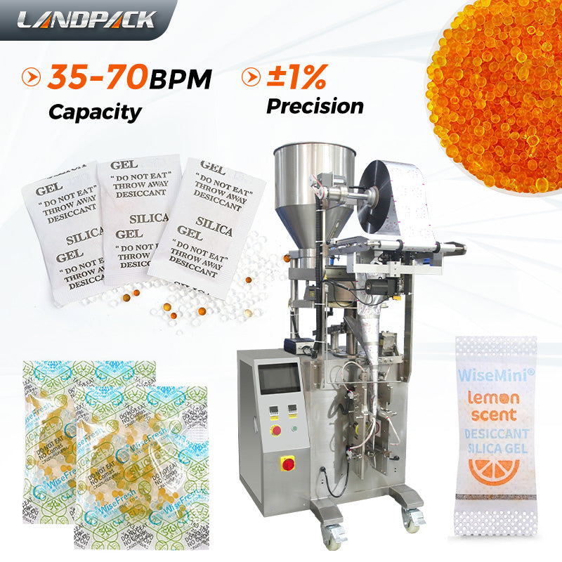 Automatic Silica Gel 3 Sides Sealing Sachet Packing Machine