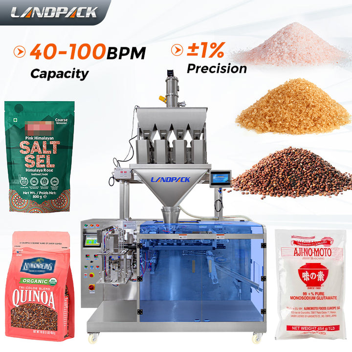 Granular Packing Machine | Automatic Rice Premade Pouch Packaging Machine